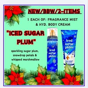🔥"ICED SUGAR PLUM" 2-ITEMS MIST & HYD BODY CREAM